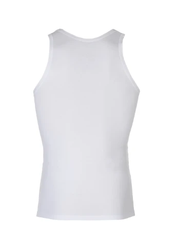 Белая майка mens modal classic vest 1-pack white — 585018 - 001 с коротким рукавом Tatkan
