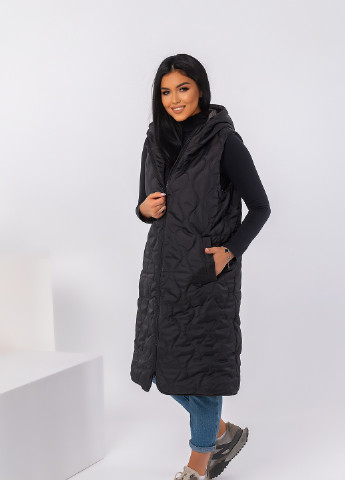 Подовжений теплий жилет InFashion Жилет (254384034)