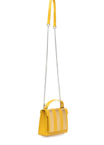 Желтая кожаная сумка-тоут Conte Frostini (254368016)