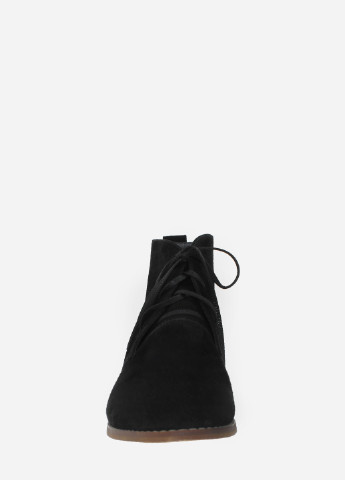 Осенние ботинки rcv1501-11 черный Carvallio из натуральной замши