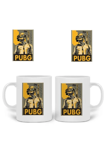 Кружка Пубг Пабг (Pubg) 330 мл Чашка Керамическая (20259-1181) MobiPrint (219776887)