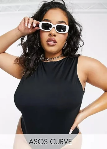 Черный летний купальник Asos