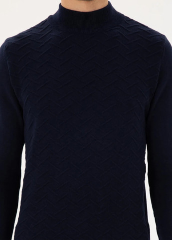 Темно-синій демісезонний светр Pierre Cardin