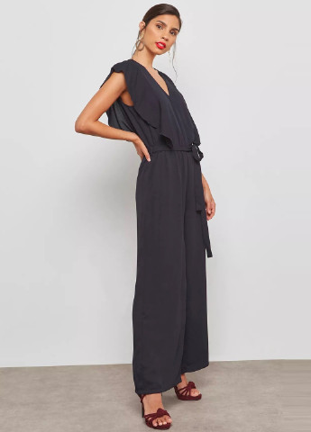 Комбінезон Only комбінезон-брюки однотонний темно-синій кежуал поліестер