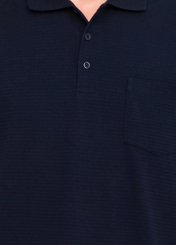 Темно-синяя футболка-поло для мужчин Clipper в полоску