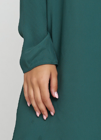 Зеленое кэжуал платье на подкладе Pieszak однотонное