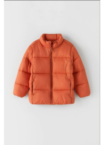 Оранжевая демисезонная куртка для мальчика Zara