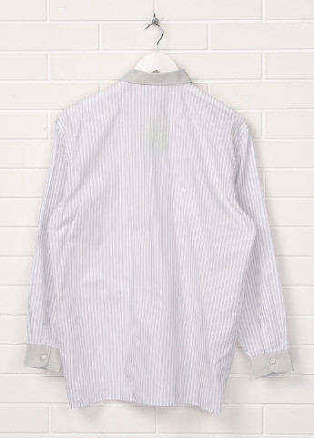 Белая классическая рубашка в полоску Malip с длинным рукавом