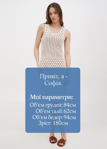 Білий кежуал сукня Michael Kors однотонна