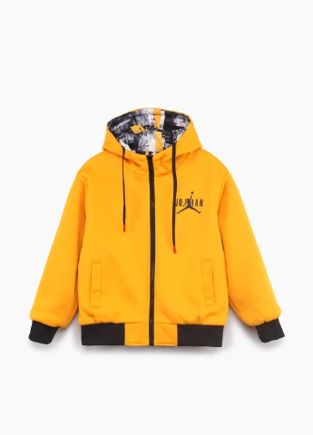Жовта демісезонна куртка No Brand