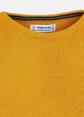 Желтый демисезонный свитер для мальчика 110 см (311) Mayoral
