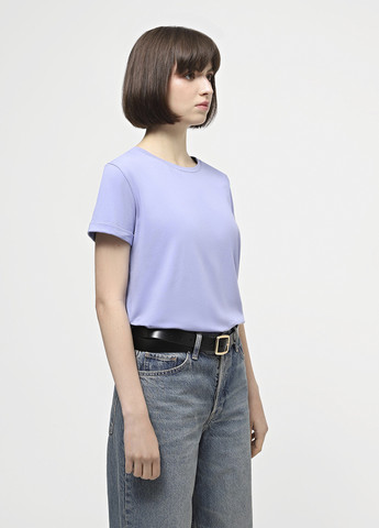Светло-фиолетовая летняя футболка Chikiss