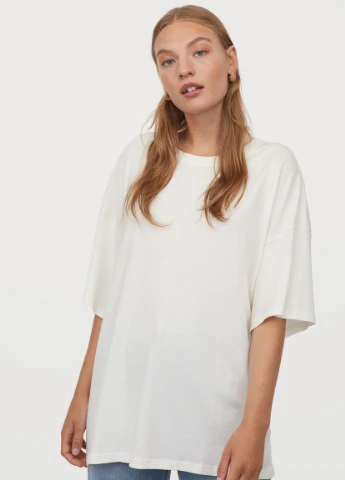 Футболка, сумішеві модал H&M+ - (212881683)