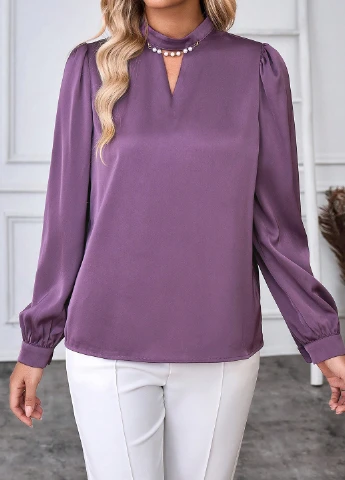 Фіолетова блуза SHEIN
