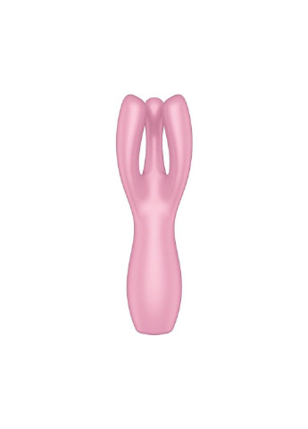 Кліторальний вібратор Threesome 3 Pink з трьома пальчиками Satisfyer (254734319)