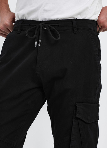 Черные демисезонные джоггеры джинсы Trend Collection