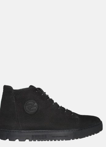 Черные зимние ботинки 162ч.н. черный Fabiani
