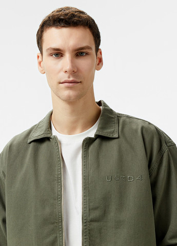 Сіро-зелена демісезонна куртка UNITED4