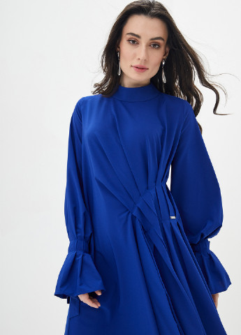 Темно-синя кежуал плаття, сукня оверсайз Solh однотонна