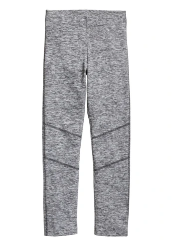 Темно-серые демисезонные леггинсы H&M