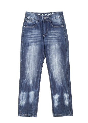 Темно-синие демисезонные джинсы H.L. Xiang