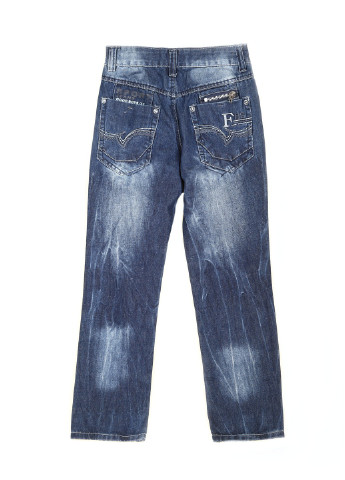 Темно-синие демисезонные джинсы H.L. Xiang