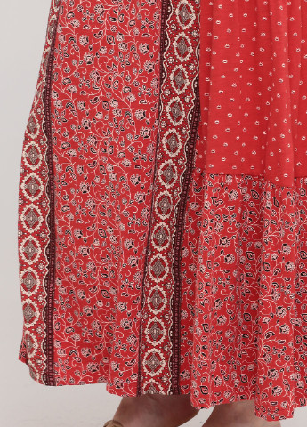 Червона кежуал сукня Bebe Plus турецькі огірки