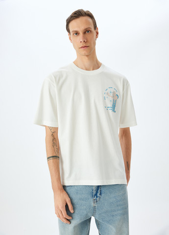 Белая футболка KOTON