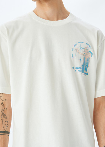 Белая футболка KOTON