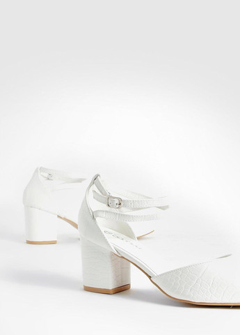 Boohoo Туфлі д'орсей білий з штучна шкіра, великобританія — літо (340310272)