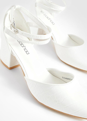 Boohoo Туфлі д'орсей білий з штучна шкіра, великобританія — літо (340310272)