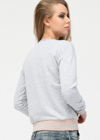 Серый свитшот Carica однотонный (111674126)