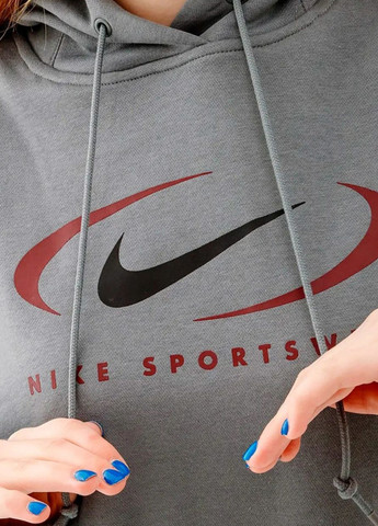 Худі FN7698-084 Nike W NSW FLC OS PO (319353045)