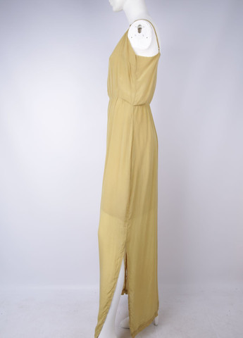 Песочное кэжуал платье клеш Asos однотонное