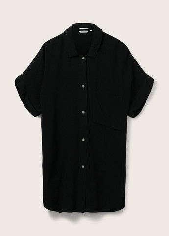 Чорна літня блуза Tom Tailor