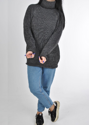 Графітовий зимовий светр-туніка Berta Lucci