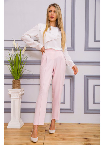 Светло-розовые кэжуал летние прямые брюки Ager