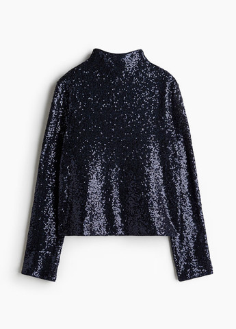 Тёмно-синяя блуза H&M