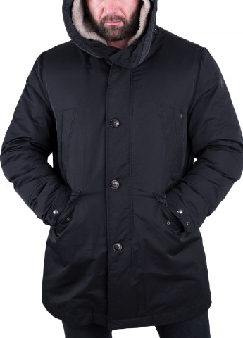 Черная зимняя куртка Milestone