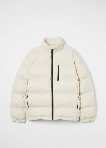 Бежевая зимняя куртка H&M