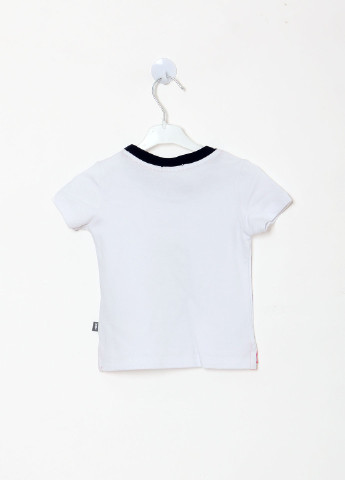 Белая летняя футболка с коротким рукавом Gulliver baby