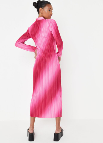 Розовое кэжуал платье рубашка Missguided градиентное ("омбре")
