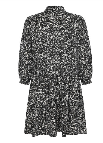 Чорна кежуал сукня Mudo з квітковим принтом