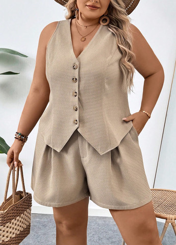 Костюм (жилет, шорти) SHEIN (322849220)