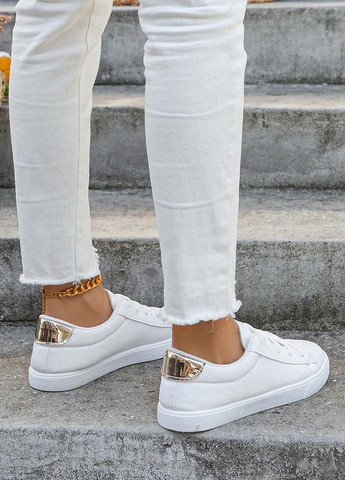 Кроссовки SHEIN белые демисезоны (346914840)