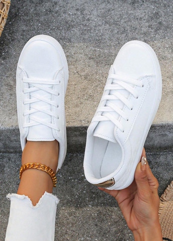 Кроссовки SHEIN белые демисезоны (346914840)