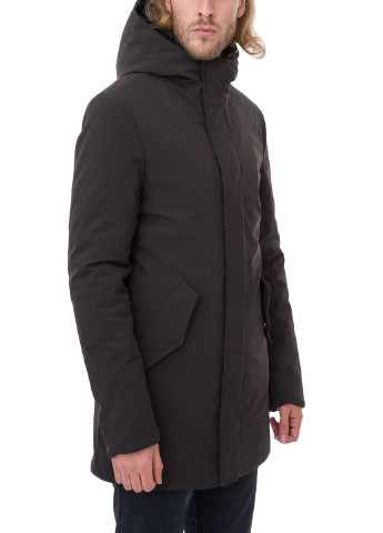 Черное демисезонное Пальто Trussardi Jeans