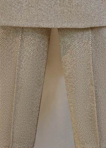 Серый демисезонный костюм (куртка-рубашка, брюки) SHEIN