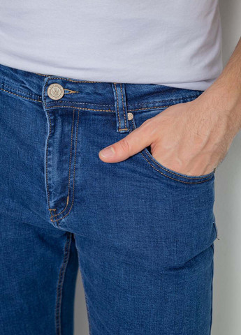 Синие демисезонные регюлар фит джинсы Ager