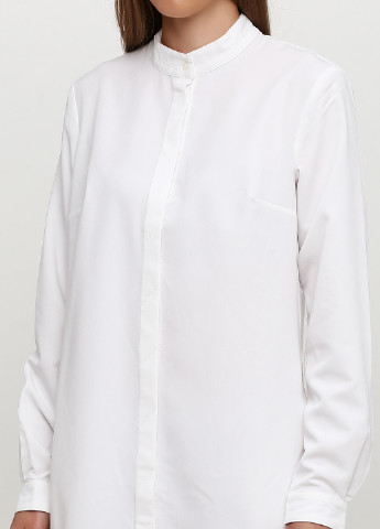 Білий кежуал сукня сорочка Finn Flare однотонна